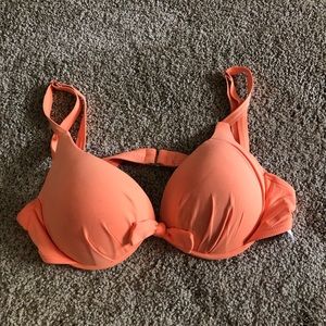 Orange bikini top
